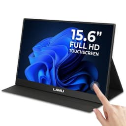 Portable Monitor Flex 15.6" Touchscreen - Full HD Draagbare monitor met USB-C & HDMI - Extra scherm laptop - Plug & Play - Incl. Beschermhoes — thumbnail 1