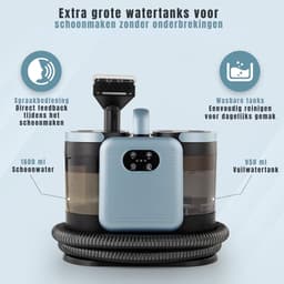 SVN® Tapijtreiniger machine - Tapijtreiniger - Tapijtreiniger apparaat - Blauw/Zwart - ‎‎32cm x 19cm x 32cm — thumbnail 5