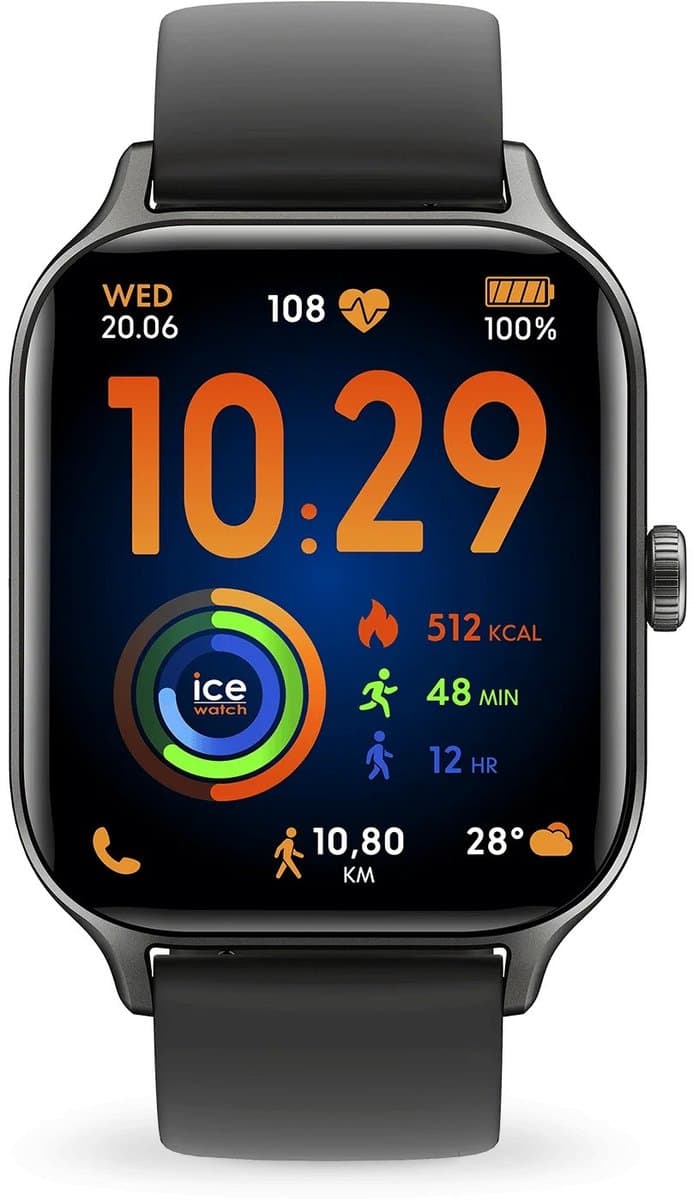 Ice-Watch ICE-Smart Fit RT 3.0 - Smartwatch - 40 mm - Black — afbeelding 1
