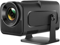 Mini Beamer - 4K Ondersteuning - Mini Projector - Draagbare Beamer - Projector / Beamer - Geïntegreerd Android Systeem - Screen Mirroring Smartphone - Home Cinema - Zwart — thumbnail 1