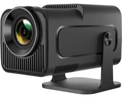Mini Beamer - 4K Ondersteuning - Mini Projector - Draagbare Beamer - Projector / Beamer - Geïntegreerd Android Systeem - Screen Mirroring Smartphone - Home Cinema - Zwart