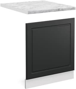 Keuken Frontpaneel - Keukenunit Deur - Vaatwasser Verbergen - Verstelbare Voeten - 60 cm Breed - Antraciet Landhuis — thumbnail 1
