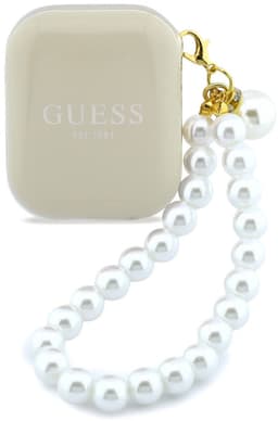 Guess Tws-Hoofdtelefoon Met Parelmoer-Bandje Voor Iphone, Beige, Draadloze Set — thumbnail 2