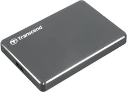 Transcend StoreJet 25C3N – 1 TB Externe harde schijf (2,5 inch) USB-A 3.2 Gen 1 – Grijs metallic TS1TSJ25C3N — thumbnail 2