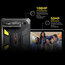 Blackview Active 12 Pro Rugged Tablet - 36 GB RAM 256 GB ROM - 11 inch - 30000 mAh 120W - IP68/IP69K Outdoor Tablet - 108 MP Camera - Android 15 - Dual SIM 5G - Wifi6 - Zwart — thumbnail 4