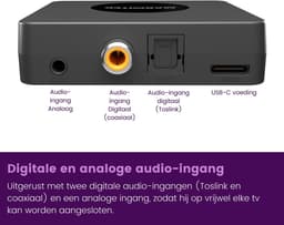 Marmitek BoomBoom 55 HD Bluetooth Transmitter - Bluetooth zender - aptX HD - TV naar 2 koptelefoons — thumbnail 3