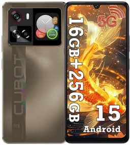 CUBOT X100 Smartphone - 5G - 16GB RAM - 256GB ROM - 5100 mAh - 6.88 inch 120Hz - Android 15 - NFC - OTG - Gouden — thumbnail 1