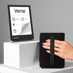 PocketBook Verse e-reader Bright Blue – 6 inch – 8 GB + Zwart met Elastiek Hoesje – voordeelbundel — thumbnail 1