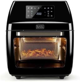BLACK+DECKER BXAFO1200E - Heteluchtfriteuse met Oven - 1700 W - 12 Liter - Zwart — thumbnail 2
