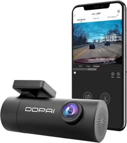 Mini Pro Dashcam voor Auto - 1296p HD - 330° Draaibare Lens - Compact - Loop Recording — thumbnail 1