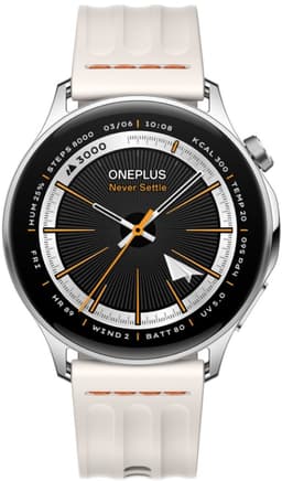 OnePlus Watch Lite - Smartwatch - 45mm - Silver Steel (Zilver) - 1.46" AMOLED - 10 dagen batterij - Dual-Band GPS - OPWWE262 — thumbnail 2