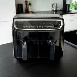 XXL Dubbele Heteluchtfriteuse 9L (2x4.5L) - Digitaal met 2 Aparte Manden & 2400W — thumbnail 2