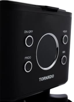 Tornado TCM-9459-GS - Filterkoffiezetapparaat - 1,5L - 12 Kopjes - Retro - Zwart — thumbnail 3