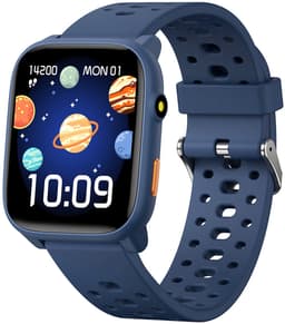 Smartwatch Kinderen – Hartslag – Camera – Stappen – Zaklamp – Blauw — thumbnail 1