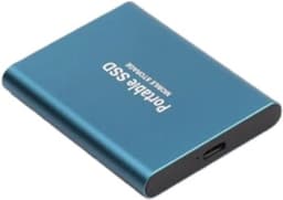 Draagbare SSD - Externe Opslag Schijf - Snelle Gegevensoverdracht - Schokbestendig Ultradun - 2TB 4TB 8TB - Blauw — thumbnail 1