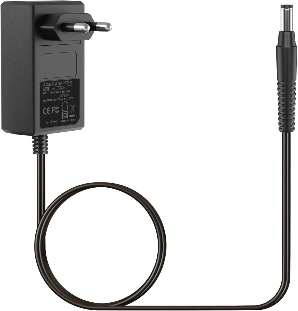 29V-netlader ter vervanging van RS-RH5664 Compatibel met Rowenta Air Force Flex 560/460/Air Force 360/260-stofzuiger Phonillico® — afbeelding 1