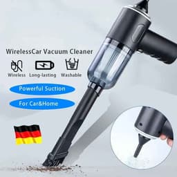 Draadloze Handstofzuiger 9000Pa | Auto & Thuis Kruimeldief | USB Oplaadbaar | Nat & Droog | Lichtgewicht Mini Stofzuiger — thumbnail 1