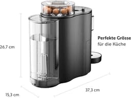 Compact Koffiezetapparaat voor Koffieballen - Zwart — thumbnail 2