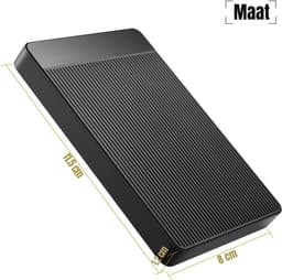 SCH® SSD Externe Harde Schijven - SSD Externe Harde Schijf - Zwart - 12cm x 8cm x 2cm — thumbnail 3