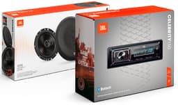 JBL Famous Pack 2 - Autoradio Celebrity150 + Stage2 65M Autospeakers – USB/SD/FM – 480 W – Complete Car Audio Upgrade — thumbnail 2