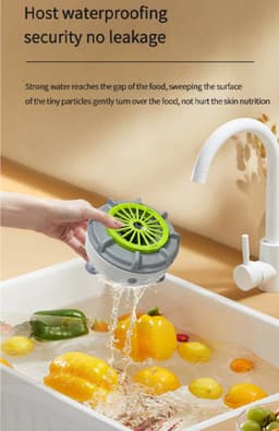 Pesticiden Reiniger - Pesticiden Verwijderaar - USB-Fruitreiniger - Produce Purifier - Verwijder Moeiteloos Bacteriën & pesticiden - voor Het Reinigen van Fruit, Groenten en Vlees — thumbnail 5