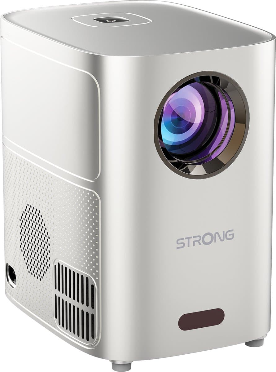 STRONG - Q1 - Mini beamer - Full HD 1280x720p - Projector van 35” tot 120”- WiFi - Bluetooth - HDMI - USB - AV ingang - Audio uitgang - Lichtgewicht en compact — afbeelding 1