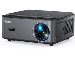 Yaber Projector Pro U6 - Beamer voor Presentatie en Home Cinema - Native 1080P, 4K Ondersteuning - 800 ANSI Lumen - Auto Focus & Auto Keystone - Smart Systeem met Ingebouwde Apps - Wi-Fi 6 en Bluetooth 5.2 - HD Beamer