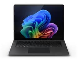 "Microsoft Surface Laptop 7 Copilot+ PC Intel Core Ultra 7 266V 38,1 cm (15"") Touchscreen 16 GB LPDDR5x-SDRAM 256 GB SSD Wi-Fi 7 (802.11be) Windows 11 Pro Zwart"