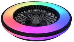 Plafondventilator met LED-lamp PLAVE - Ø485mm - 48W - RGB+CCT — thumbnail 2