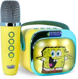 Sponge Bob - karaoke set voor kinderen - draadloze microfoon en speaker - met lichteffecten - stemvervorming — thumbnail 5