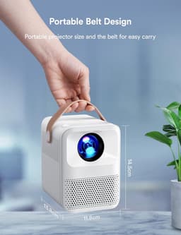 Lexium Mini beamer - Projector - Beamerscherm - Projectiescherm - Outdoor & Indoor Projector - — thumbnail 5