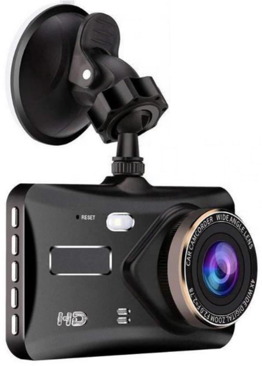 Dashcam voor Auto - 4K M11 Pro Dual Camera – 4 inch Touchscreen – Dashboardcamera – Full HD 1080p – 170° Wijdhoeklens – Nachtvisie – Bewegingssensor – G-sensor – Autocamera Voor én Achter — afbeelding 1