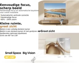 MAGCUBIC HY300 Pro – Beamer – Android 11 – 4K – WiFi 6 — thumbnail 2