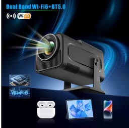 Elementkey CineCubic + Gyro Air Mouse - Beamer Projector - 300 Ansi - Android, WiFi 6, Bluetooth 5.0 - Auto Keystone - Apps — thumbnail 4