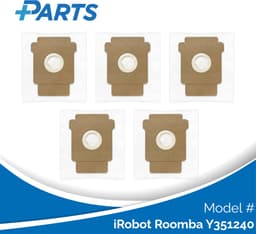 iRobot Roomba Y351240 Stofzakken (5 Stuks, Plus.Parts® alternatief voor 4849916) — thumbnail 1