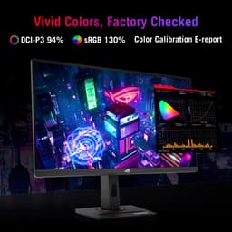 ASUS ROG Strix XG27ACMS - QHD Fast IPS Gaming Monitor - 320Hz - 0.3ms - 15W USB-C - G-Sync Compatible - 27 Inch — thumbnail 5