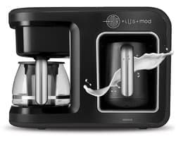Karaca Hatır Plus Mod 5 in 1 Essential Koffiezetapparaat – Turks Koffieapparaat & Filterkoffie – Zwart/Chroom – 1385W