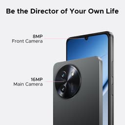 DOOGEE Note59 5G - Smartphone - Mobiele Telefoon - 32 GB RAM+128 GB ROM (2TB/TF) - Android 15 - 6250 mAh - 6,75 inch HD+ 120 Hz -Face ID - AI camera- Dual SIM - NFC - Zwart — thumbnail 4