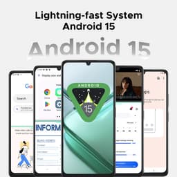 DOOGEE Note58 Pro 4G - Smartphone - Mobiele Telefoon - 32 GB RAM + 256 GB ROM - Android 15 - 6250 mAh - 6,75" HD + 90 Hz - AI Camera 16 MP- Octa Core - Dual SIM- NFC - Zwart — thumbnail 5