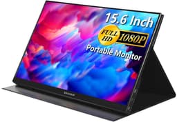 Elcostar Pro Portable Monitor 15.6 Inch - Full HD - IPS Beeldscherm - USB-C monitor - Draagbare Gaming Monitor - HDMI - 2025 model — thumbnail 1