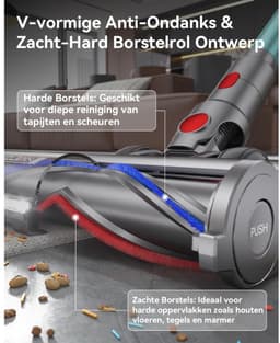 Stofzuiger Draadloos - Steelstofzuiger Snoerloos - Tapijtreiniger — thumbnail 4