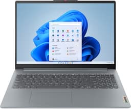 Lenovo IdeaPad Slim 3 16IRU8 Intel® U U300 Laptop 40,6 cm (16") WUXGA 8 GB LPDDR5-SDRAM 512 GB SSD Wi-Fi 6 (802.11ax) Windows 11 Home Grijs — thumbnail 1