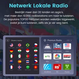 JUNSUN Autoradio - Geschikt voor Peugeot 107 Citroen C1 Toyota Aygo, - Android 15 - 10.1''- 6+128 GB - Draadloos Carplay & Android Auto - GPS Navi & SWC & 4G & Wifi — thumbnail 3