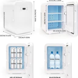 Lexium Mini Fridge for Drinks - Kleine Koelkast - Mini Koelkasten - Minibar - Mini Fridge - Mini Koelkast - Mini Koelkastje - — thumbnail 2