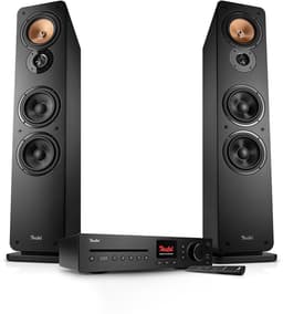 Teufel ULTIMA 40 KOMBO 3 - Compleet stereosysteem met vloerstaande speakers & cd-receiver, Wifi, bluetooth, Spotify Connect, DAB+/FM - zwart — thumbnail 1