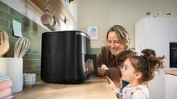 Bosch Serie 6 MAF671B1 friteuse Enkel 7,2 l Vrijstaand 1800 W Heteluchtfriteuse Zwart — thumbnail 2