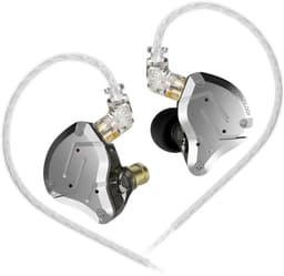 KZ ZS10 Pro - In-Ear Monitor - IEM - Met Microfoon - met HiFi Geluid - Dynamische Drivers - Metaal Design - Incl Kabel & Eartips - Zilver — thumbnail 1