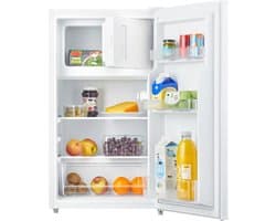 Tomado TRT4702W - Tafelmodel koelkast - 80 liter - Met vriesvak - Energielabel D - Wit