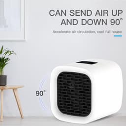 Emfyl Ultra Air Cooler Mini - 10 Uur lang koele lucht met 1 vol waterreservoir - LED moodlight met 7 kleuren - Portable aircooler - Ventilator - Hydro Cool technologie - Luchtkoeler — thumbnail 4
