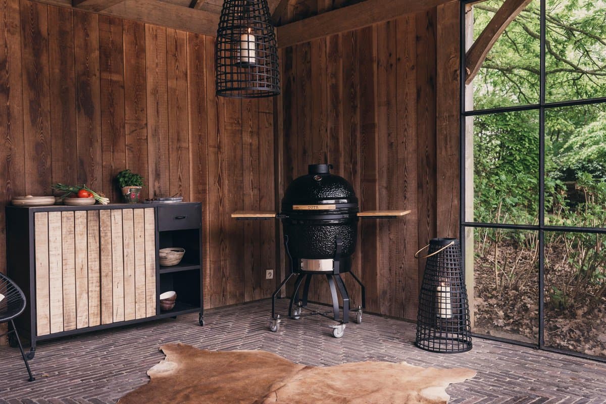 Outr Kamado Grill Large 55 - Zwart — afbeelding 1